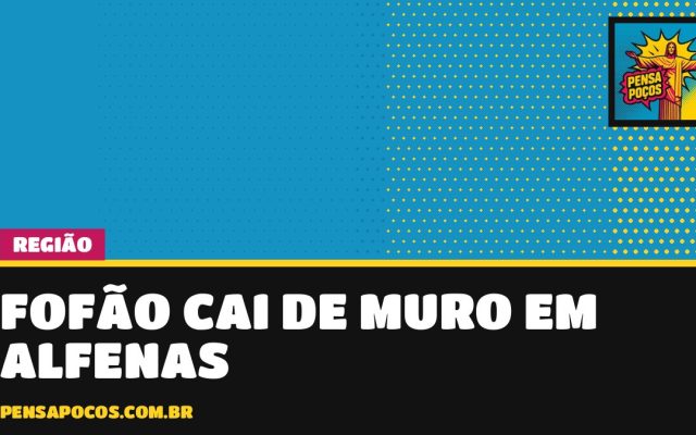 Adolescente fantasiado de Fofão cai de muro durante acrobacia e vai ao hospital em Alfenas