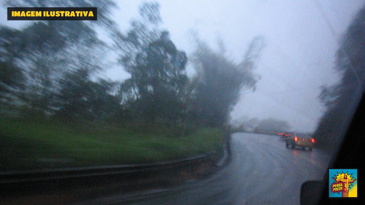 Chuva forte pega as rodovias do Sul de Minas na quinta e sexta; veja onde vai chover mais