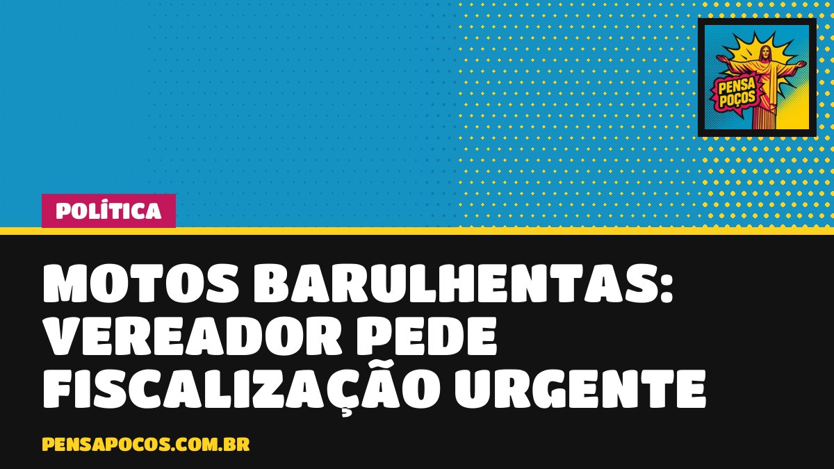 Barulho de moto sem silencioso tira o sossego da zona sul e vereador cobra pulso firme