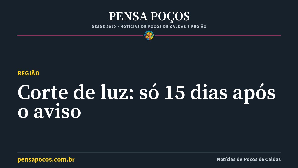Cemig só pode cortar sua luz 15 dias após o aviso; veja os dias em que o corte é proibido