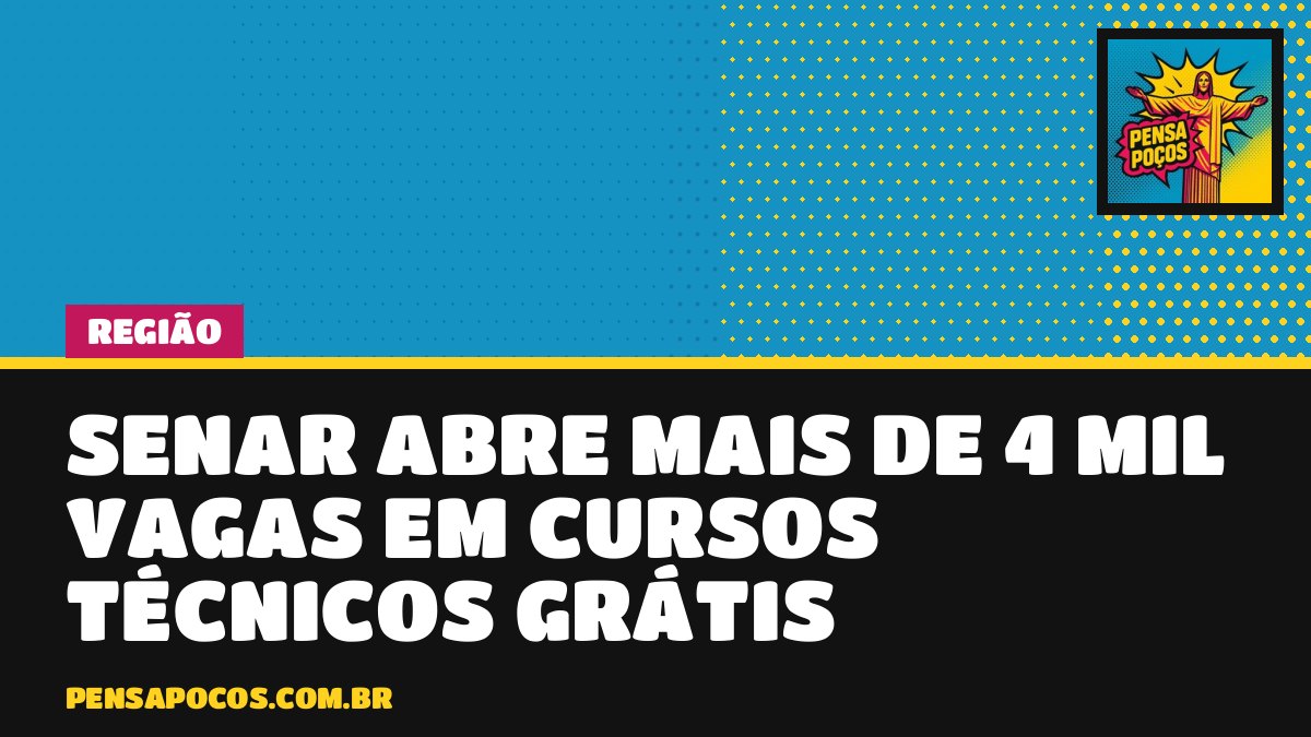 Cursos técnicos gratuitos do Senar abrem 4.338 vagas; inscrição vai até 24 de novembro