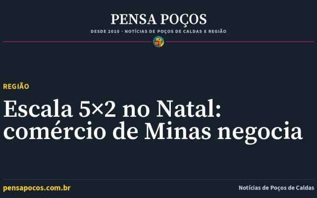 Escala 5×2 ameaça vendas de Natal? Comércio de Minas negocia saída com trabalhadores