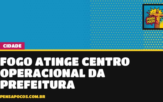 Fogo atinge ferramentaria da Prefeitura de Poços na madrugada de sábado