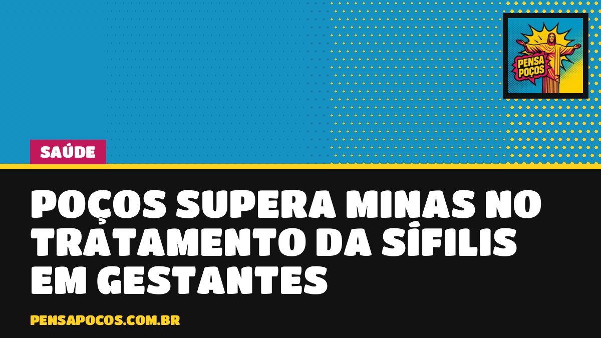 Poços bate Minas no tratamento de sífilis em gestantes: índice passa de 89%