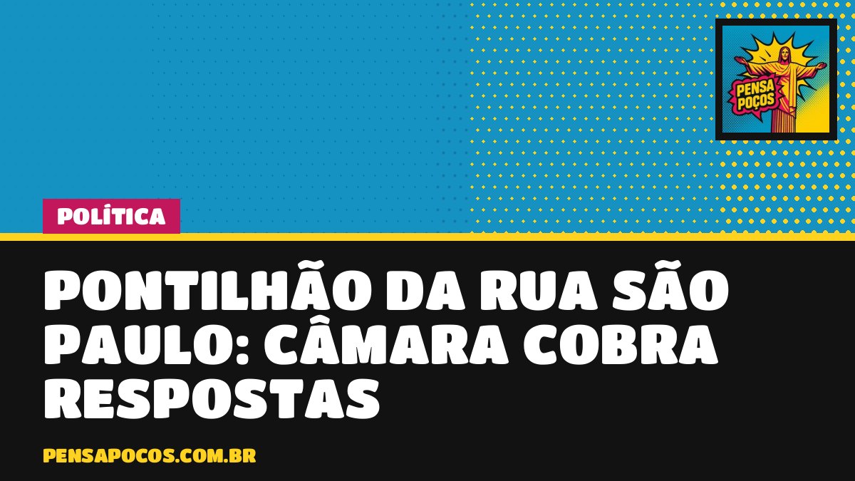 Pontilhão da rua São Paulo: laudo de 2017 alertou para corrosão e Câmara cobra respostas