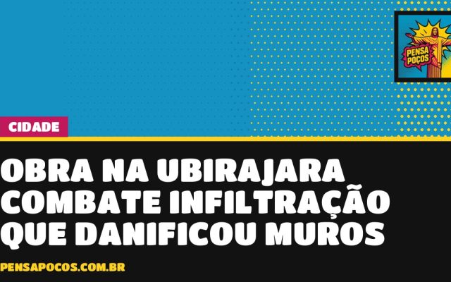 Prefeitura abre obra na Av. Ubirajara para estancar infiltração que rachou muros de casas