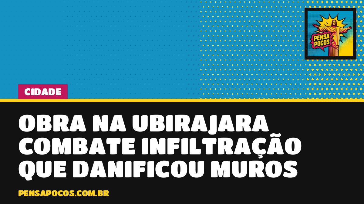 Prefeitura abre obra na Av. Ubirajara para estancar infiltração que rachou muros de casas
