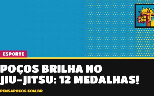 Projeto Hipólito de Poços volta de Bueno Brandão com 12 medalhas no jiu-jitsu