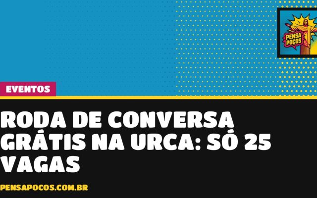 Roda de conversa grátis na Biblioteca da Urca tem só 25 vagas; saiba como garantir a sua