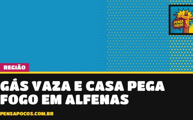 Vazamento de gás causa incêndio em casa de condomínio em Alfenas na madrugada