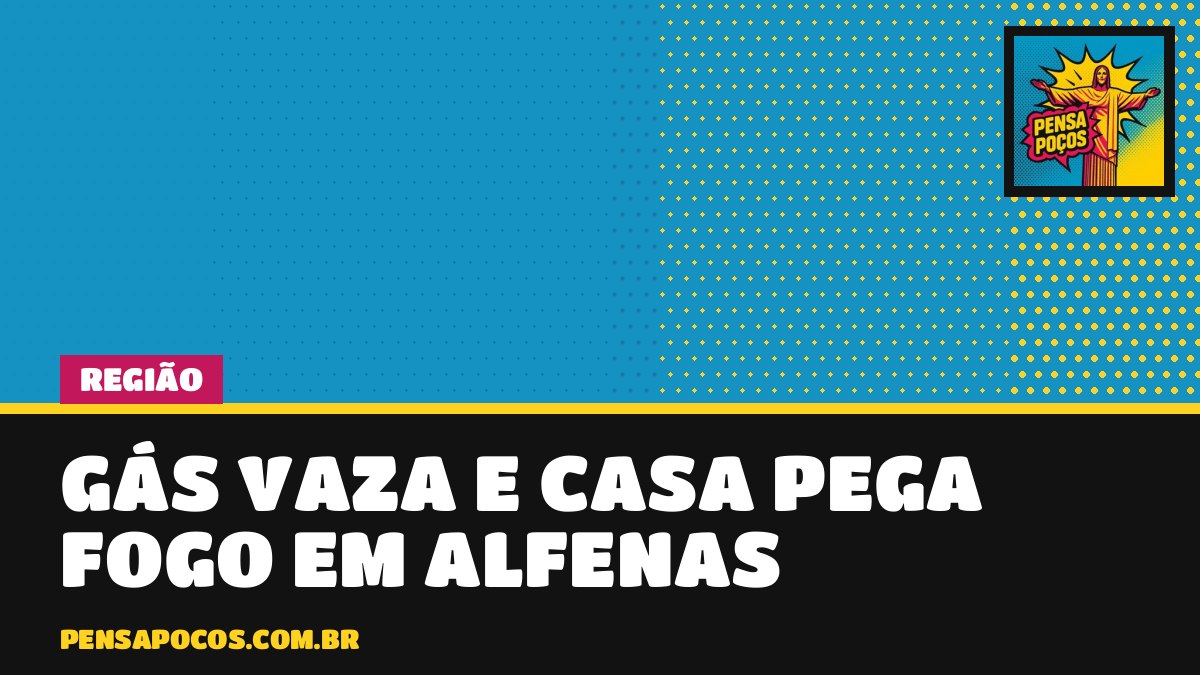 Vazamento de gás causa incêndio em casa de condomínio em Alfenas na madrugada
